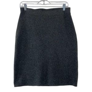 Eileen Fisher Womens Sz Small Skirt‎ Gray Pencil Stretch